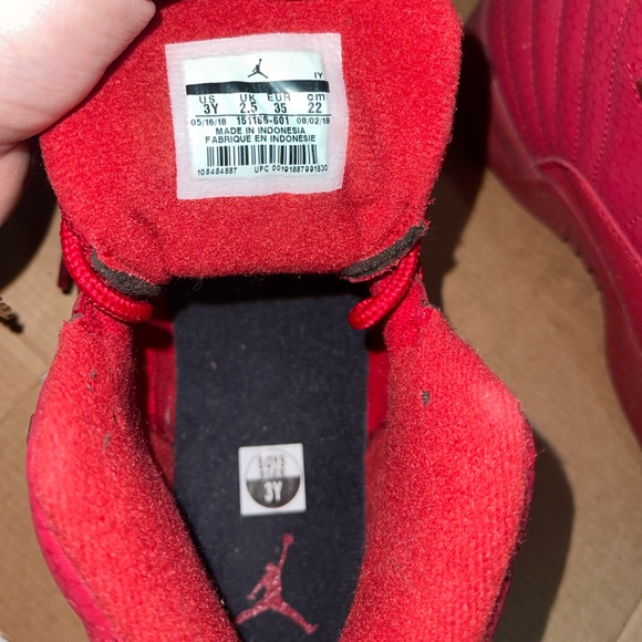 Air Jordan 12 Retro PS 'Gym Red' - All Red - Picture 7 of 9